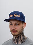 Бейсболка HOOD арт. 100-MWL005-NY066-AT New York IX (фиолетовый / желтый)